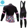 Maillot Cyclisme Hiver + Collant à Bretelles 2017 CCC Liv Femme N006